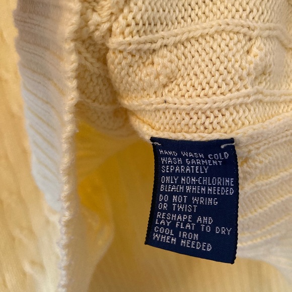Vintage Polo by Ralph Lauren yellow sweater vest - Picture 8 of 10